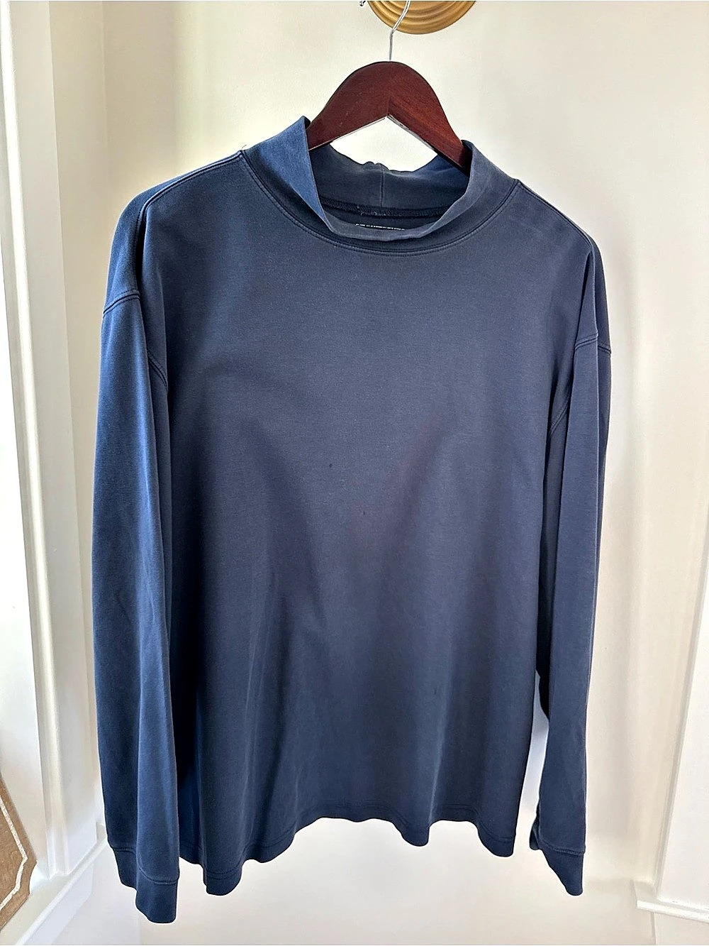 L.L.Bean Traditional Fit Long Sleeve Tee Blue XL